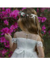 Cold Shoulder Lace Tulle Stunning Flower Girl Dress